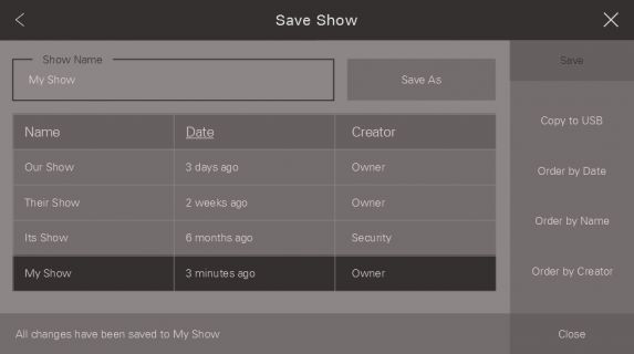 Save Show